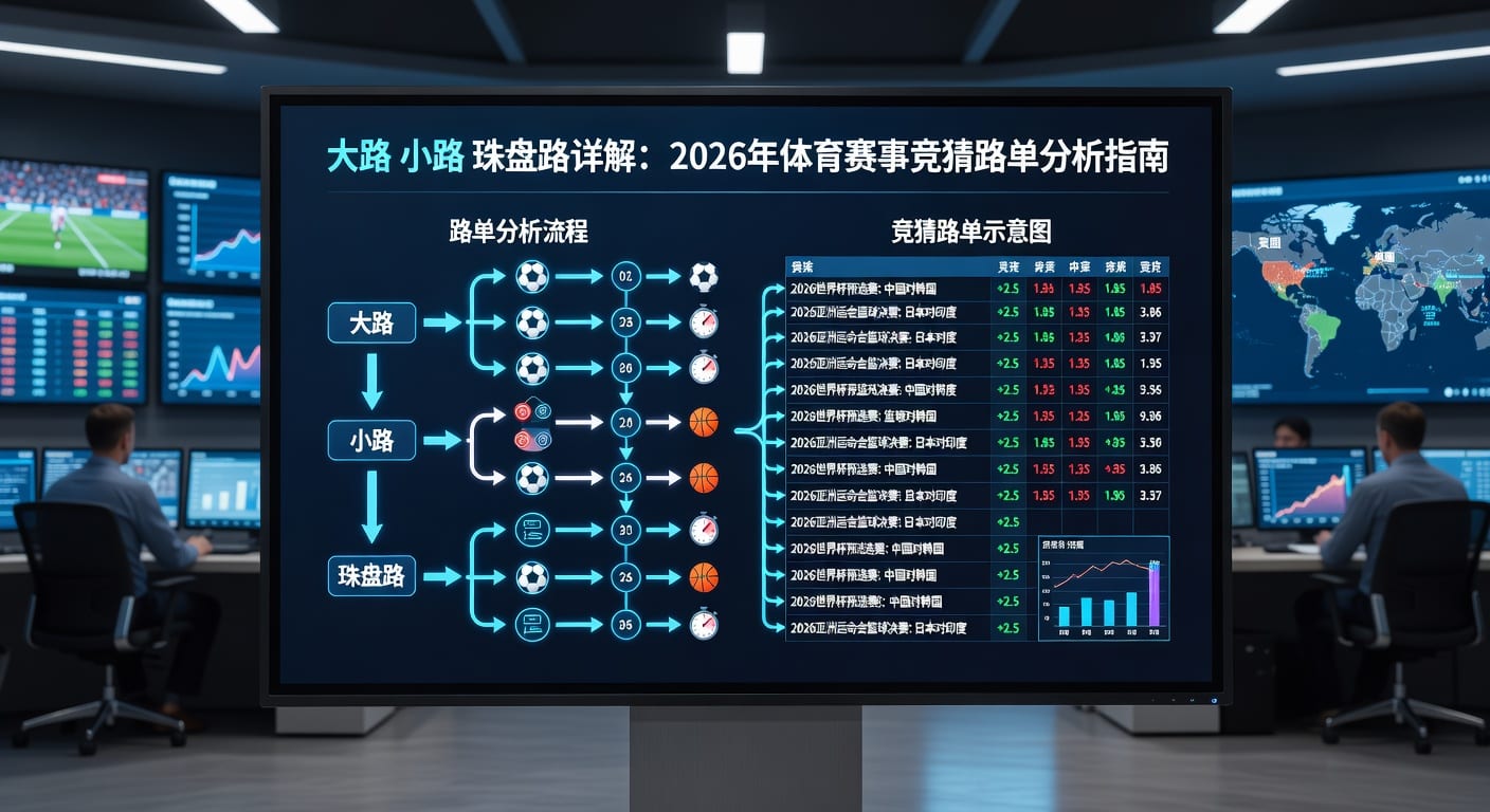 大路 小路 珠盘路：盘口节奏与滚球判断