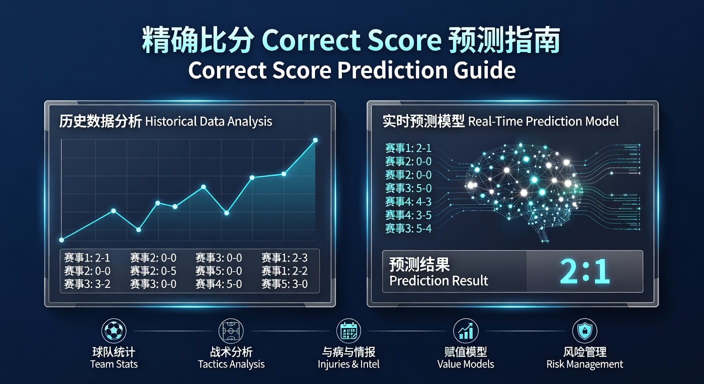 精确比分 correct score：投注技巧与判断框架